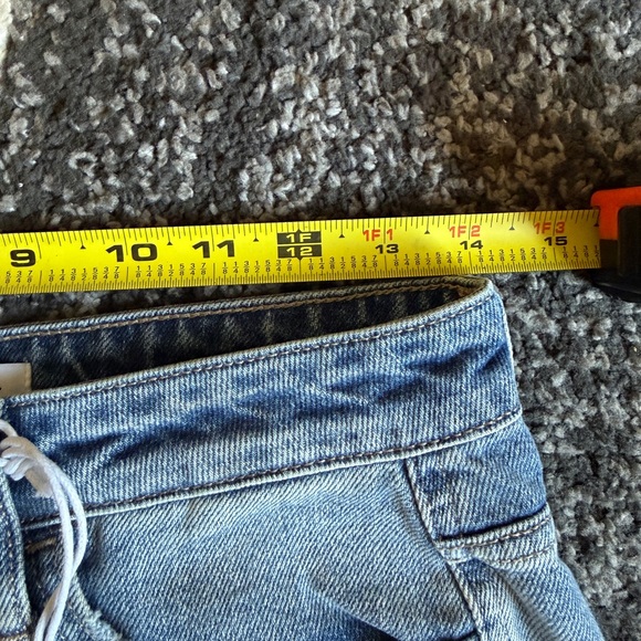 Flying Monkey Light Blue Distressed Straight Leg Jeans - Picture 9 of 10